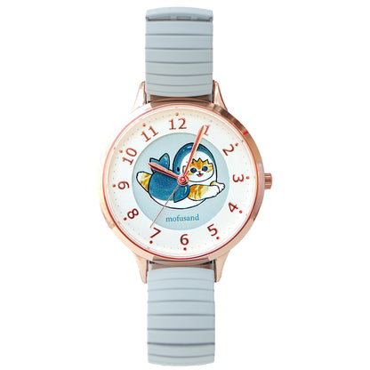 mofusand 신축 밴드 시계 (상어냥)
