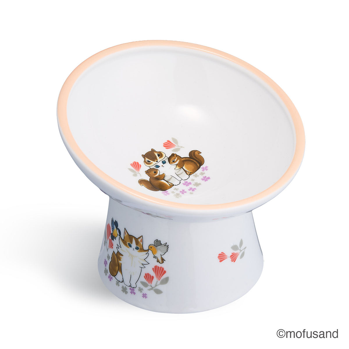 mofusand＊猫壱＊フードボウル＊3個セット mofusand 猫用 脚付にゃにゃめフードボウル2(レギュラー) | mofusand