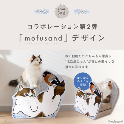mofusand 瓦楞抓板（貓咪搖籃）
