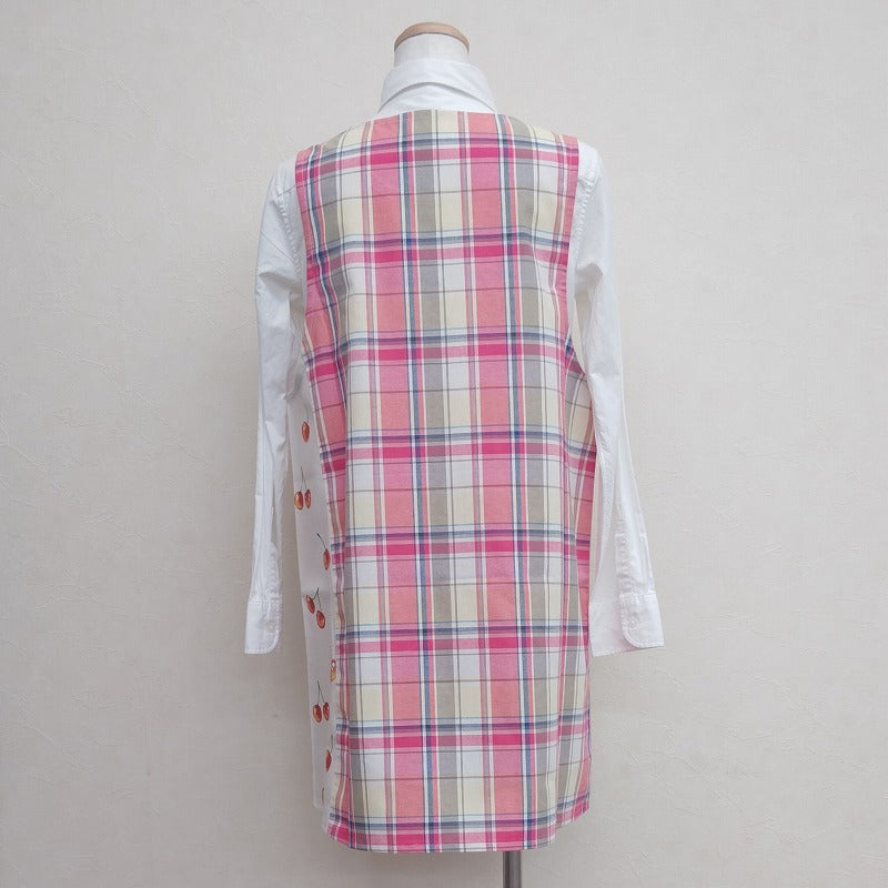 mofusand 앞치마 (체리 핑크)