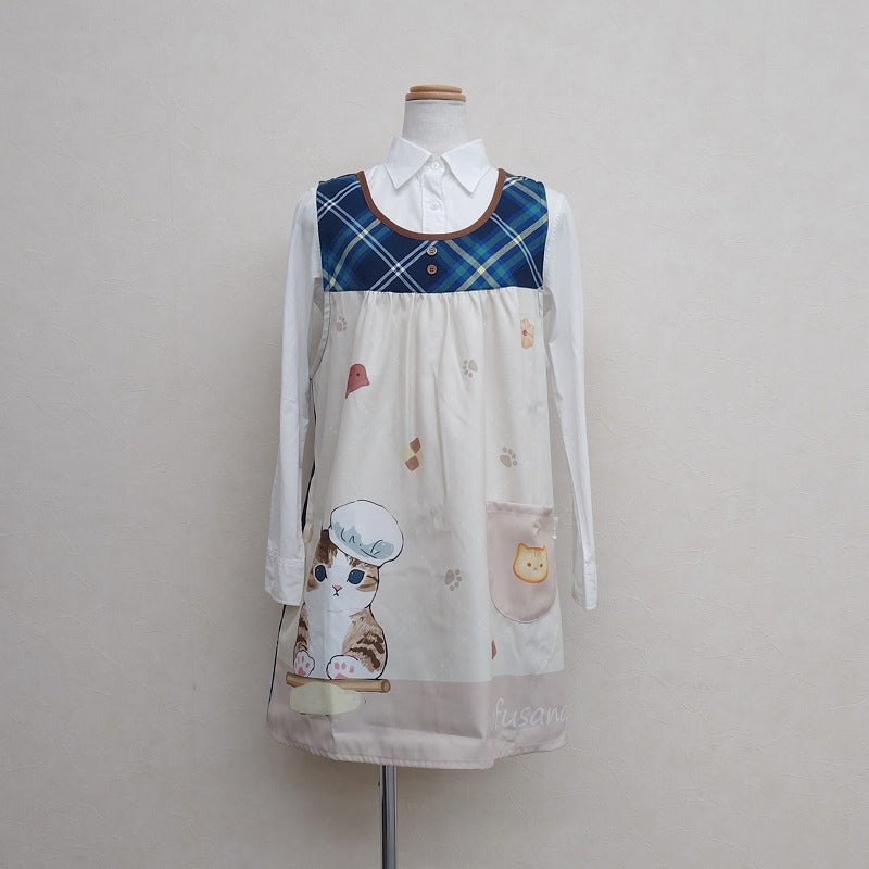 mofusand Apron (Patissier Nyanko White)