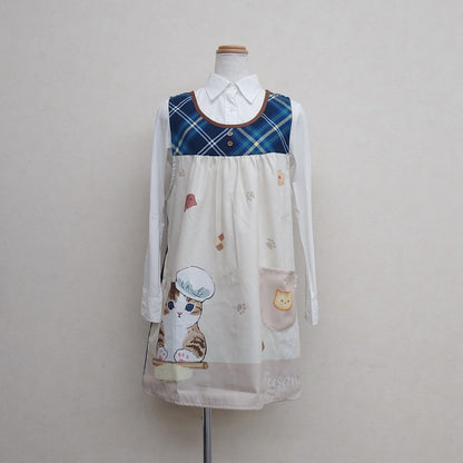 mofusand Apron (Patissier Nyanko White)