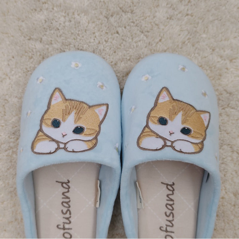 mofusand Room shoes (Nyanko flower)