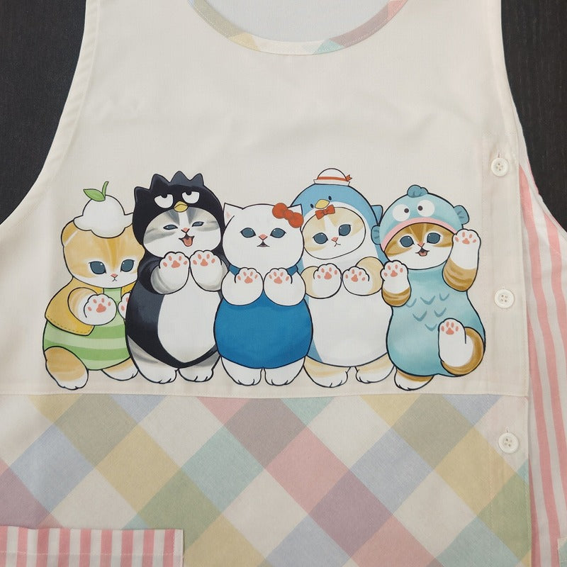 mofusand× Sanrio Characters Apron (Paw)