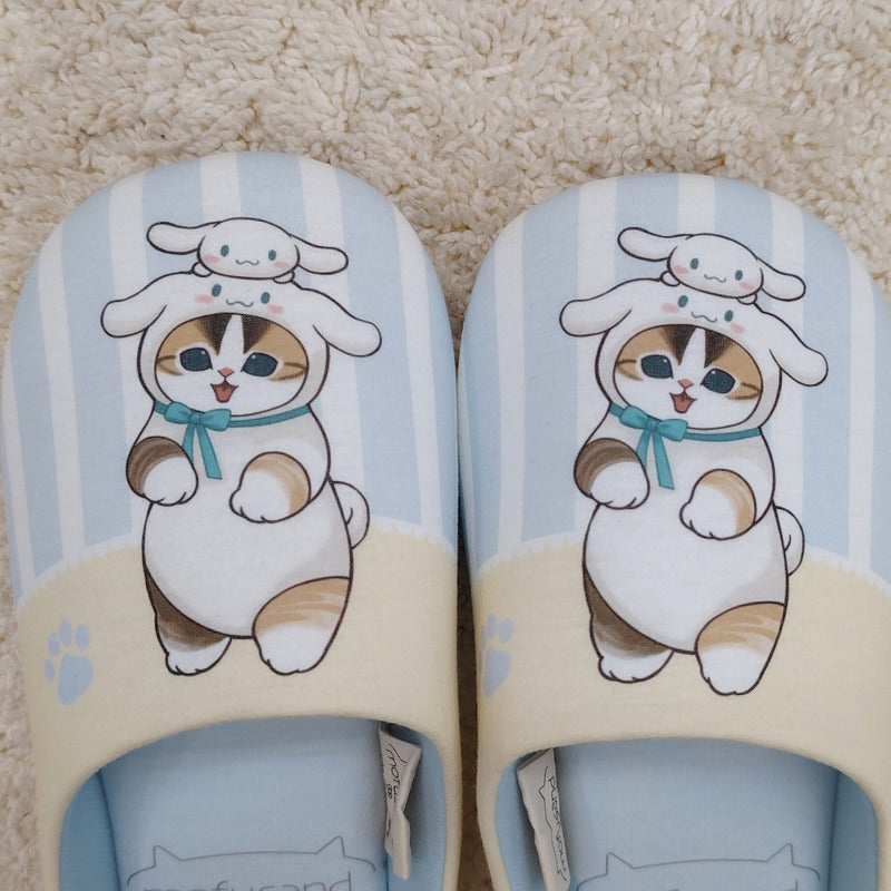 mofusand× Sanrio Character Room Shoes (Cinnamolol)