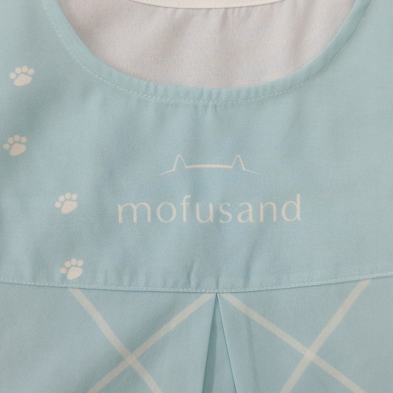 mofusand Apron (sea creature hug mint)