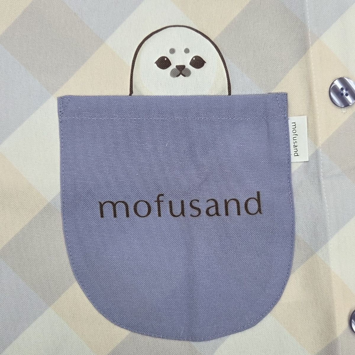 mofusand エプロン(サメにゃんとアザラシ) | mofusandもふもふマーケット