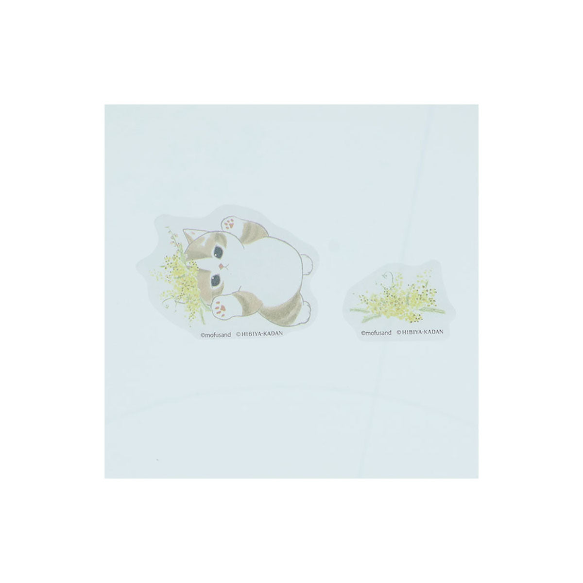 mofusand×日比谷花壇 透明付箋(グリーン) | mofusandもふもふマーケット