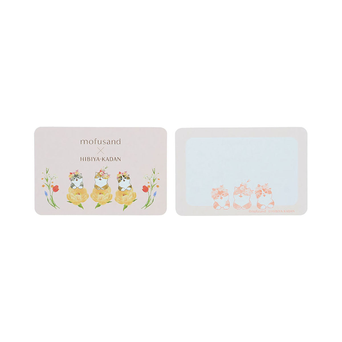 mofusand×日比谷花壇 香り付きミニレターセット(Bloom) | mofusand