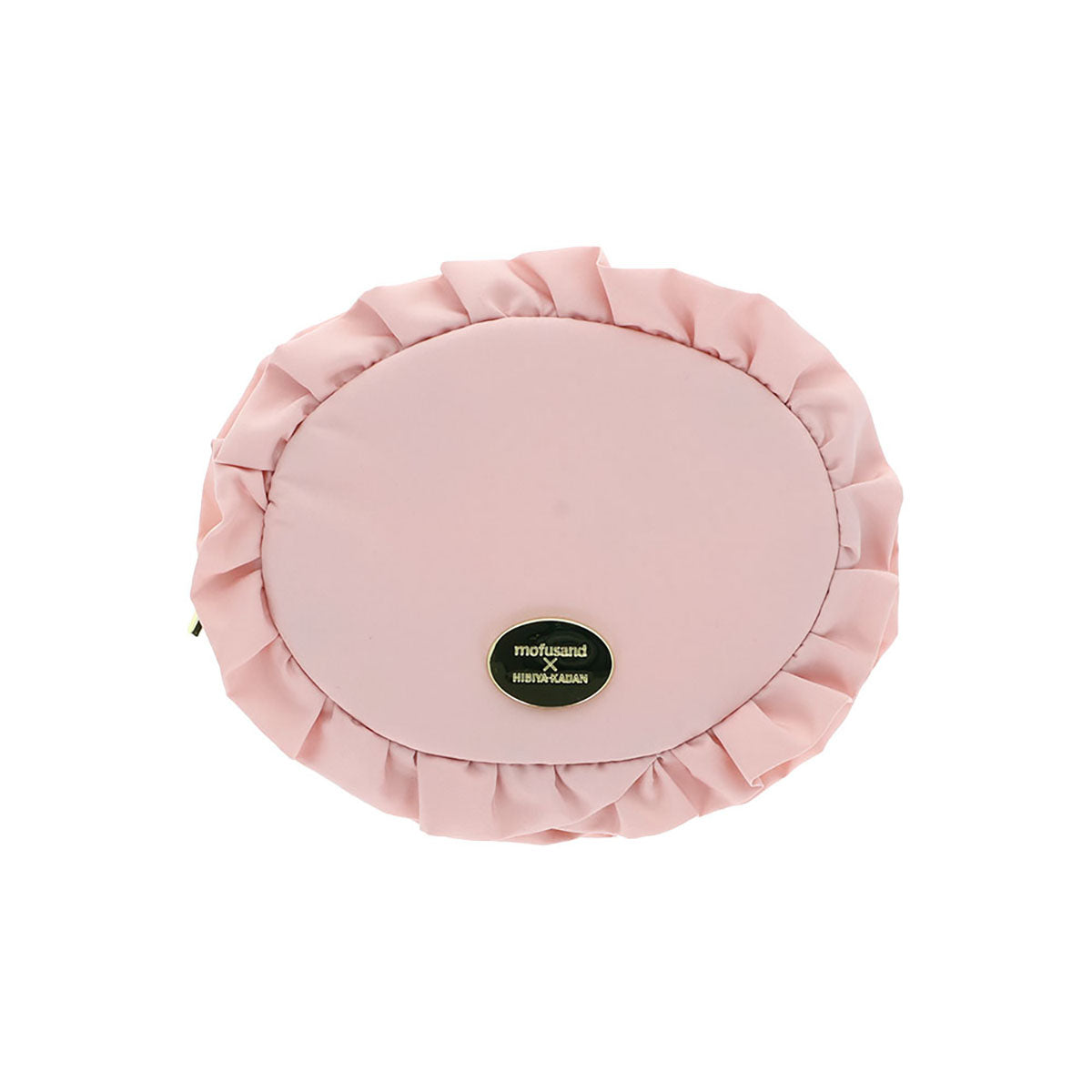 mofusand×日比谷花壇 フリルミニポーチ(さくら)