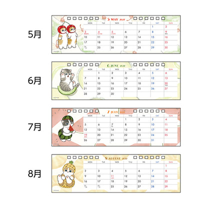 mofusand Slim Desk Calendar 2027