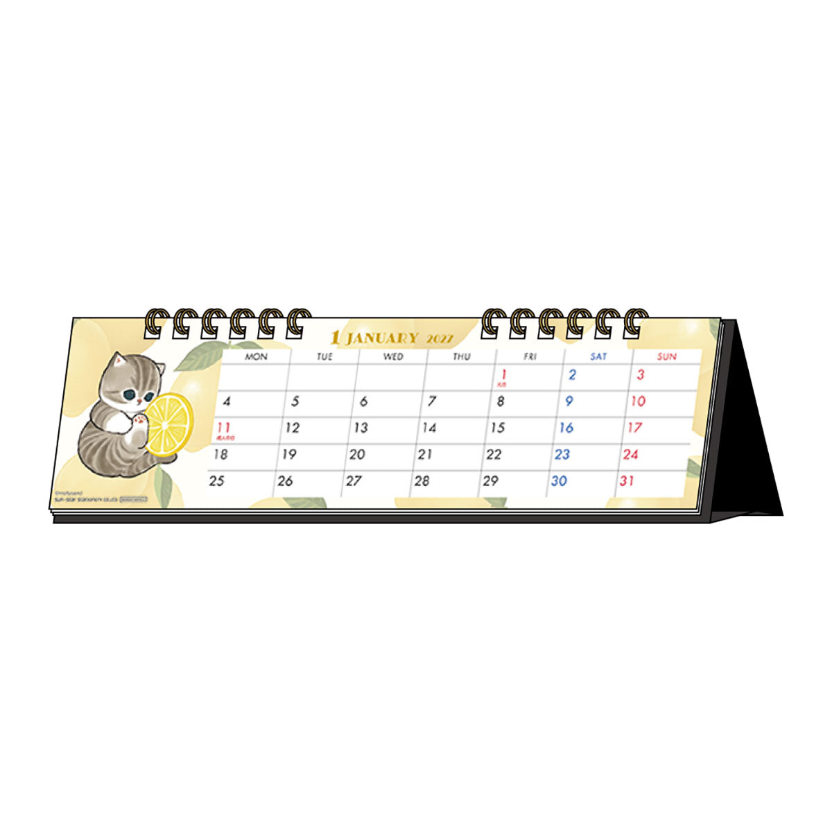 mofusand Slim Desk Calendar 2027