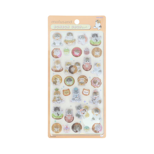 mofusand Bon Bon Drop Sticker (Donut Nyan)