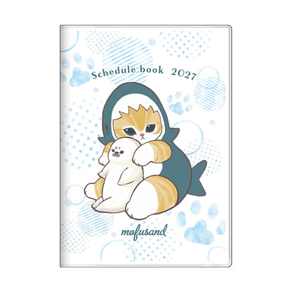 mofusand B6 Monthly Diary 2027 (Pastel Shark Meow)