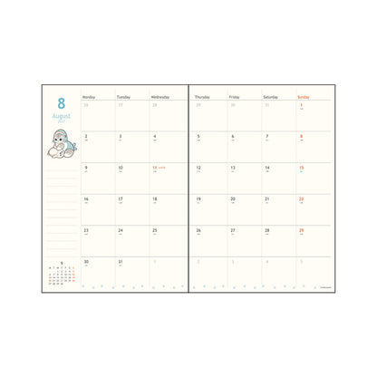 mofusand B6 Monthly Diary 2027 (Meows And Sweets)