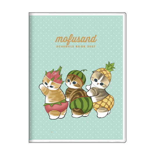 mofusand 手帳月間A6 2027(フルーツにゃん)