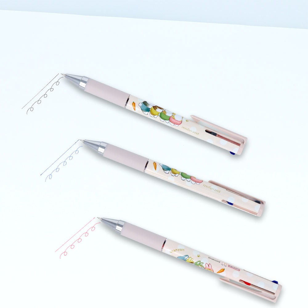 mofusand Juice Up 3色原子筆（兔仔貓）