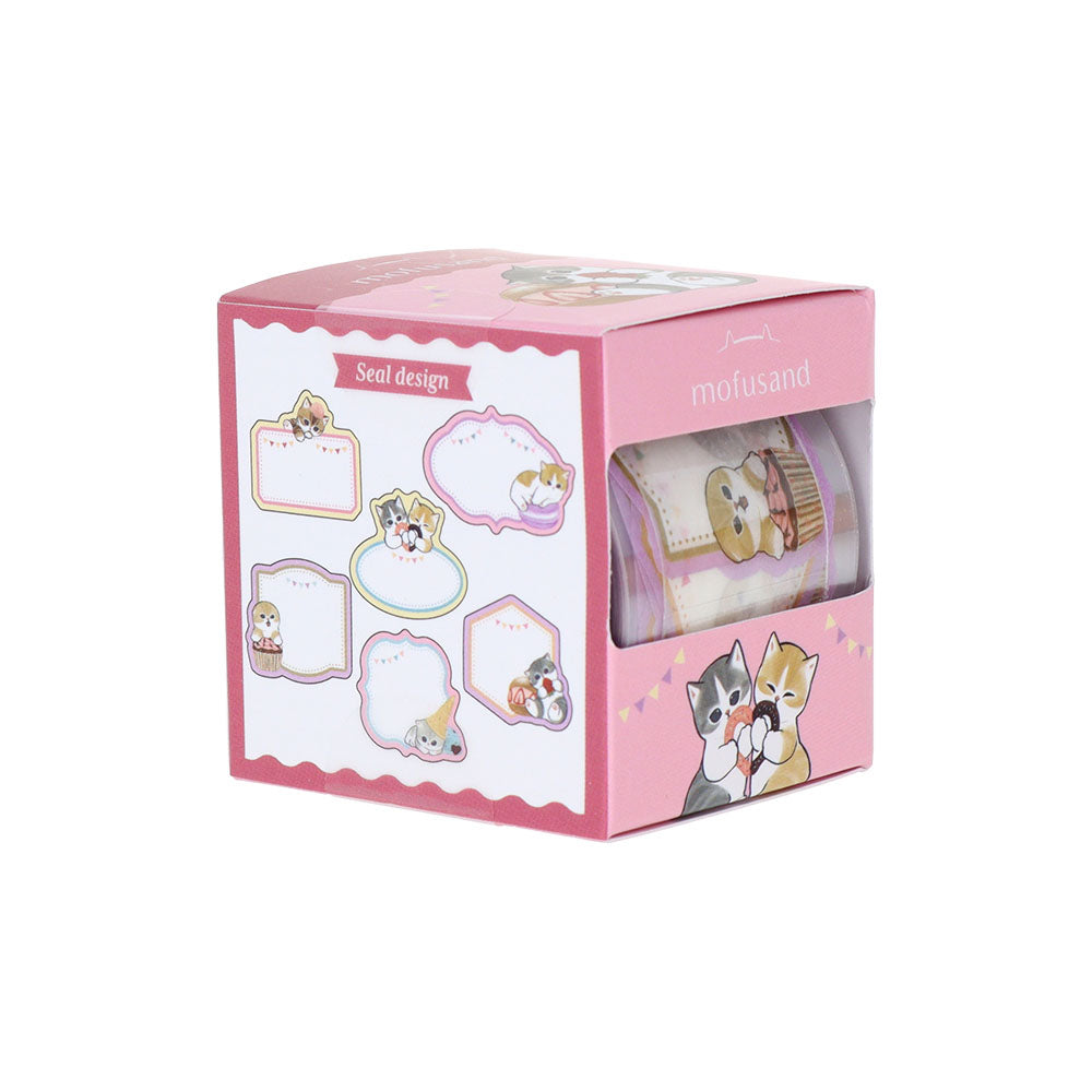 mofusand 捲式裝飾貼紙（標籤）