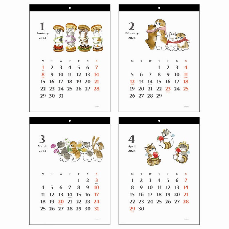 mofusand 2024壁历简单S