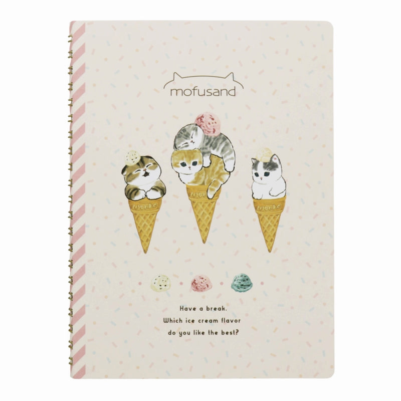 mofusand リングノートA5(アイスにゃん)