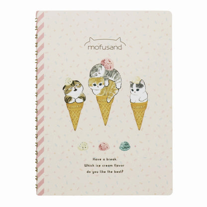 mofusand リングノートA5(アイスにゃん)