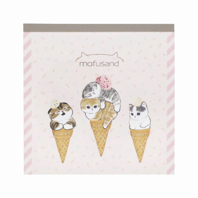 mofusand Square memo (ice cream)