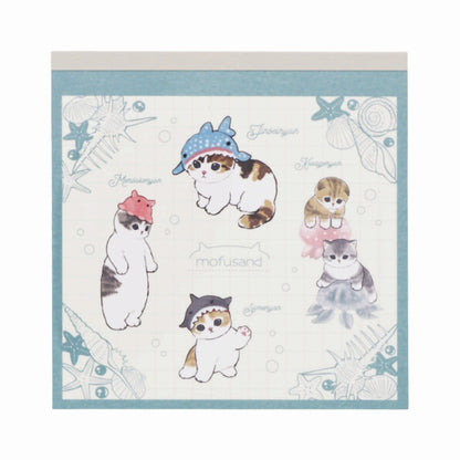 mofusand 사각형 메모 (바다 생물 Nyan)