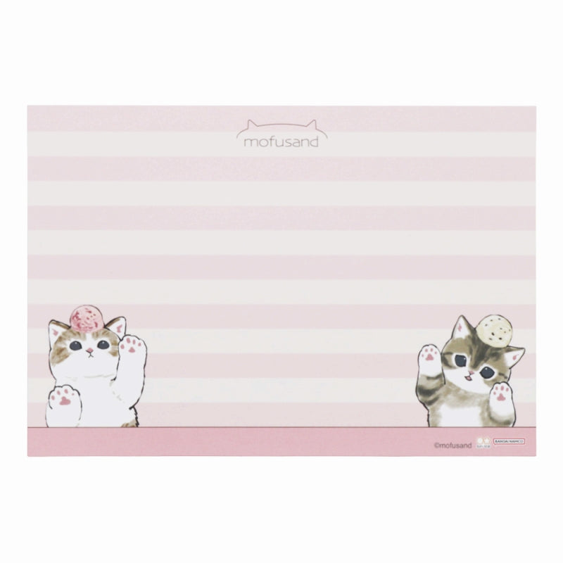 mofusand ダイカットカード付レターセット(アイスにゃん)