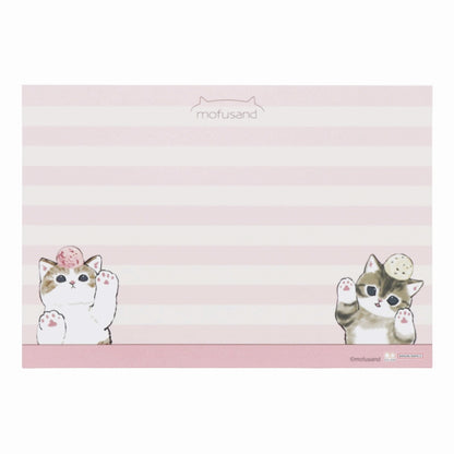 mofusand ダイカットカード付レターセット(アイスにゃん)