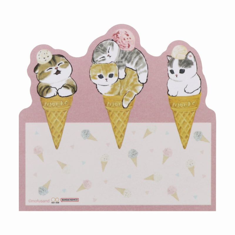mofusand ダイカットカード付レターセット(アイスにゃん)