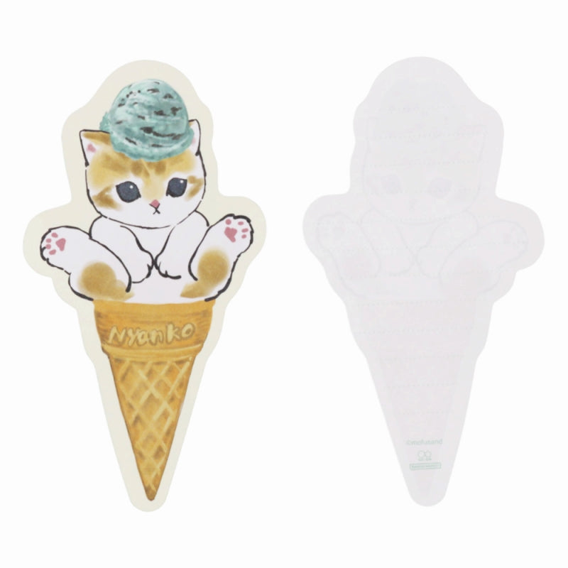 mofusand Daikut mini letter set (ice cream)