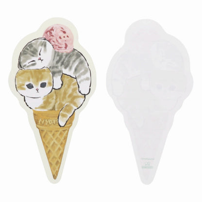 mofusand Daikut mini letter set (ice cream)