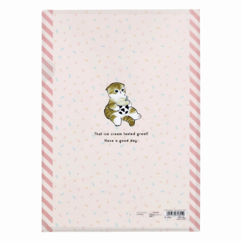 mofusand Clear File A4 (Ice Nyan)