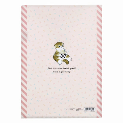 mofusand Clear File A4 (Ice Nyan)