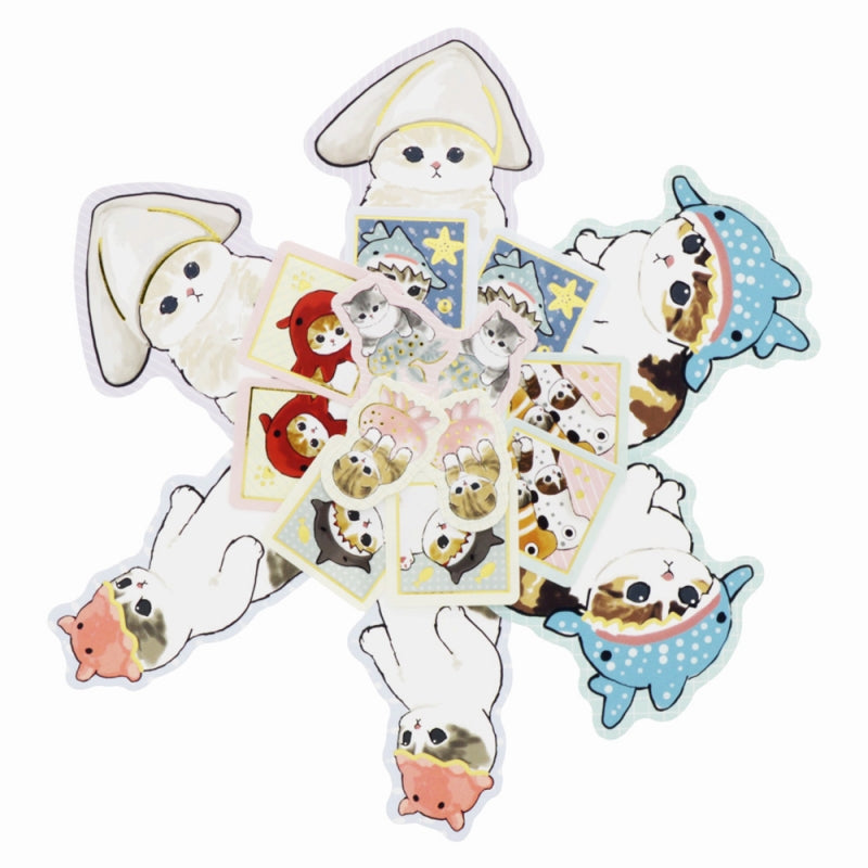 mofusand 和平贴纸（海洋生物猫)