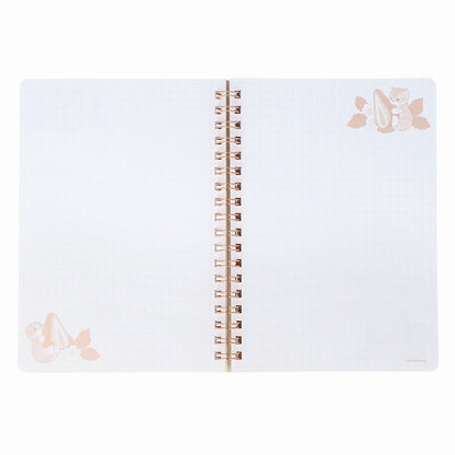 mofusand W 링 노트북 B6 (딸기 차)