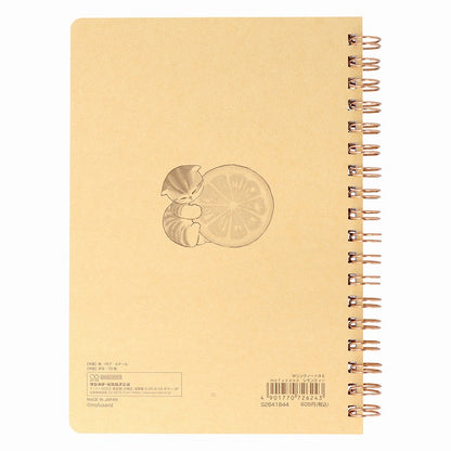 mofusand W 링 노트북 B6 (레몬 티)