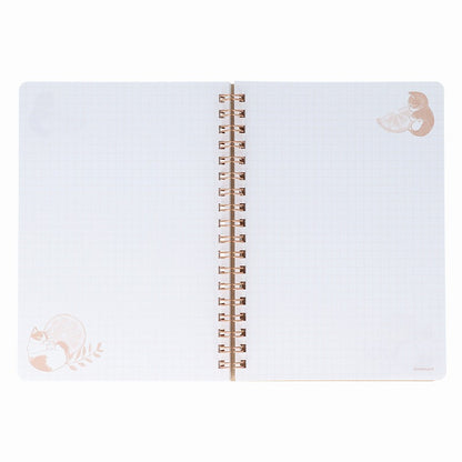 mofusand W 링 노트북 B6 (레몬 티)