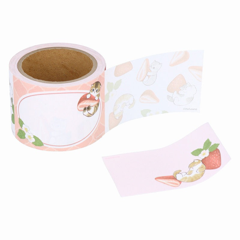 mofusand Roll sticky note (strawberry tea)