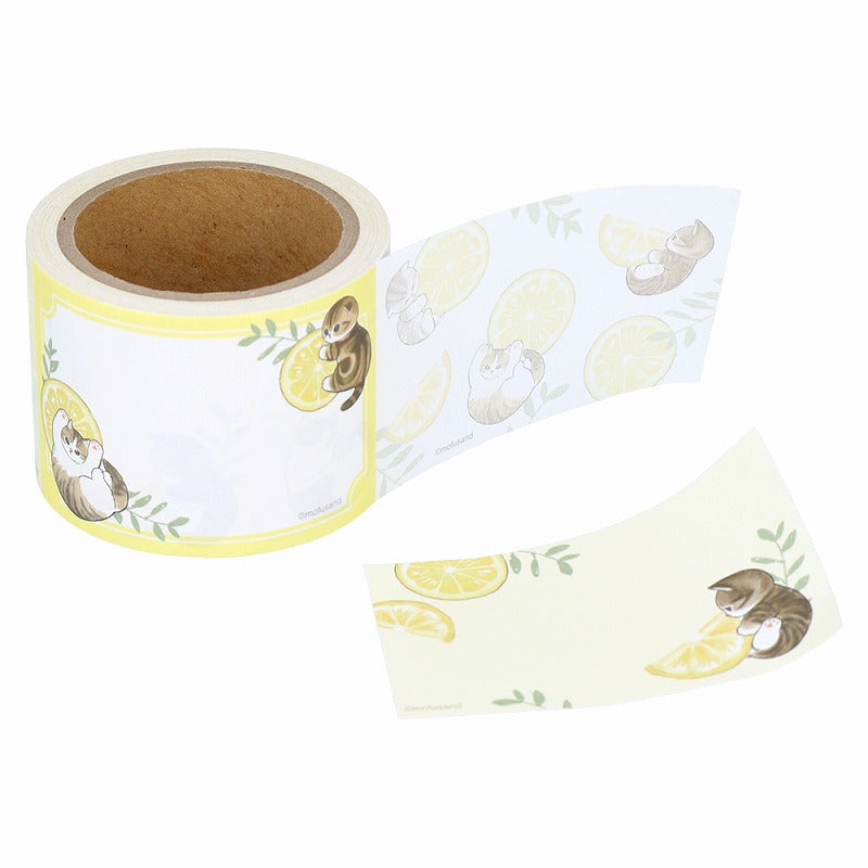 mofusand Roll sticky note (lemon tea)