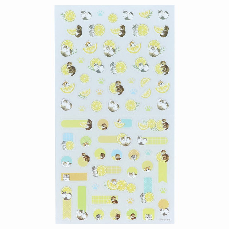 mofusand 장식 씰 (레몬 티)