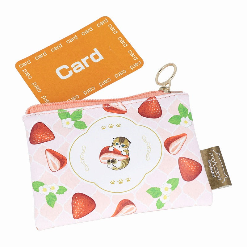 mofusand 미니 파우치 (딸기 차)