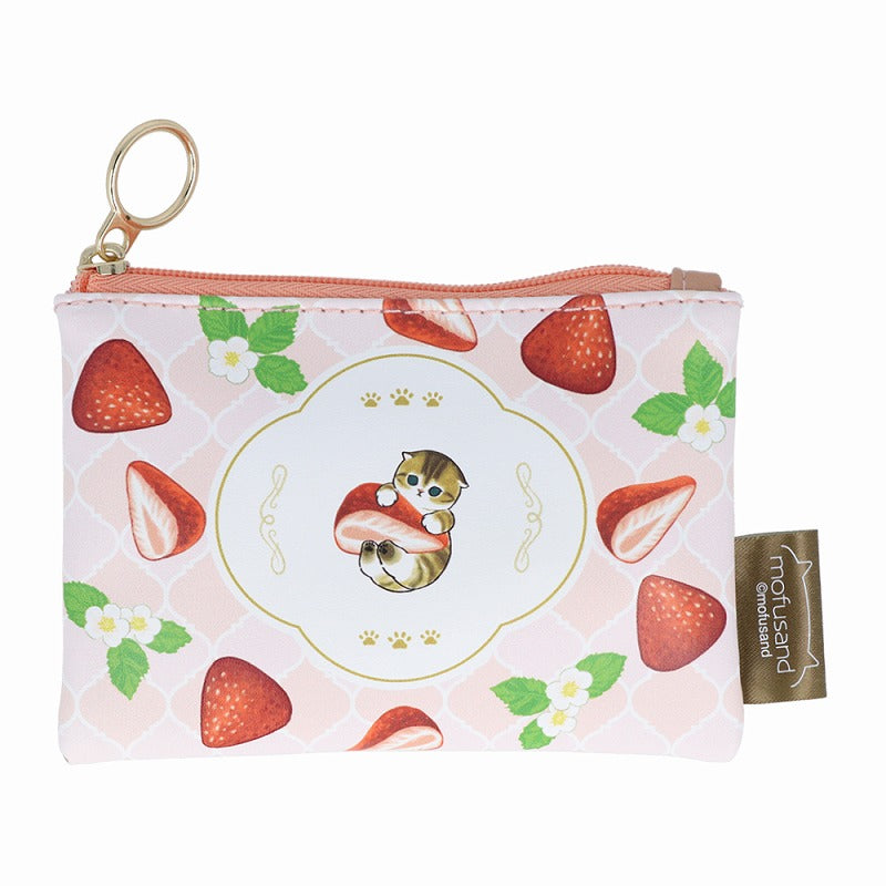 mofusand 미니 파우치 (딸기 차)