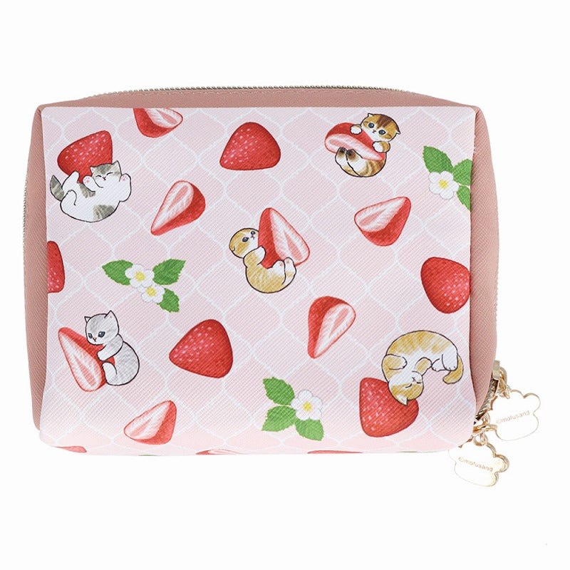 mofusand Pouch (strawberry tea)