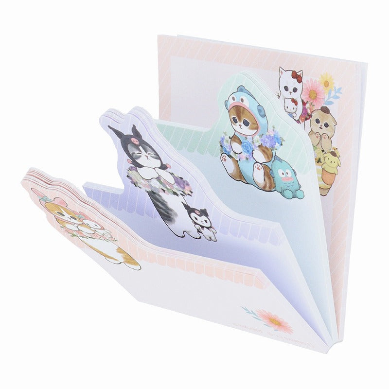 mofusand×三麗鷗 模具 - 切塊粘紙（花）