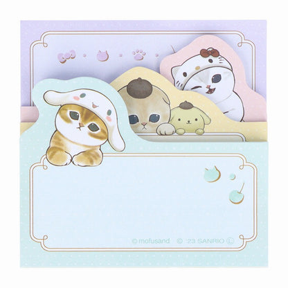 mofusand×三麗鷗 die -cut塊粘發（玩偶)