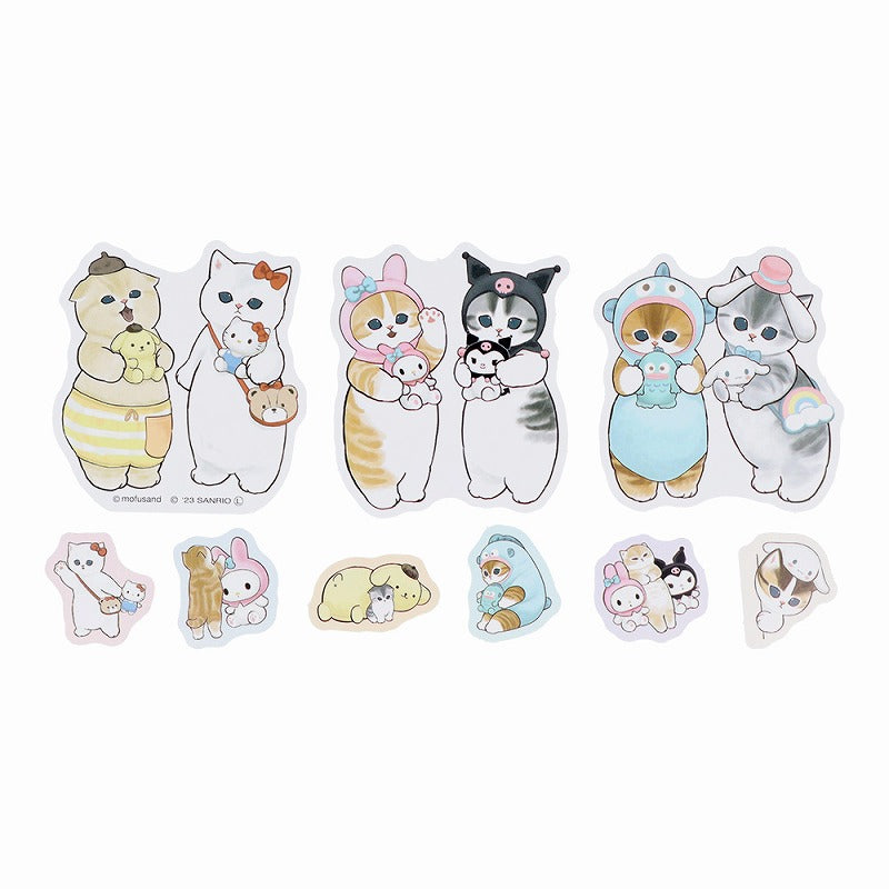 mofusand×サンリオキャラクターズ ピースシール(ぬいぐるみ)