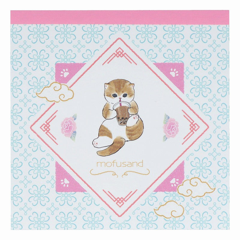 mofusand 사각형 메모 (타피오카)