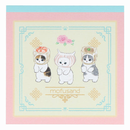 mofusand 사각형 메모 (딤섬)