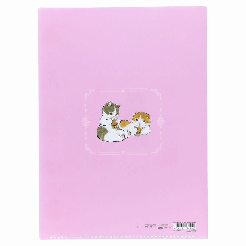 mofusand Die -cut clear file 5P (tapioca)